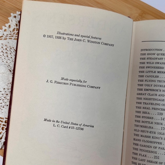 Vintage 1957 Andersen’s Fairy Tales Book ✨ Children’s Classics Hardback - Picture 7 of 10